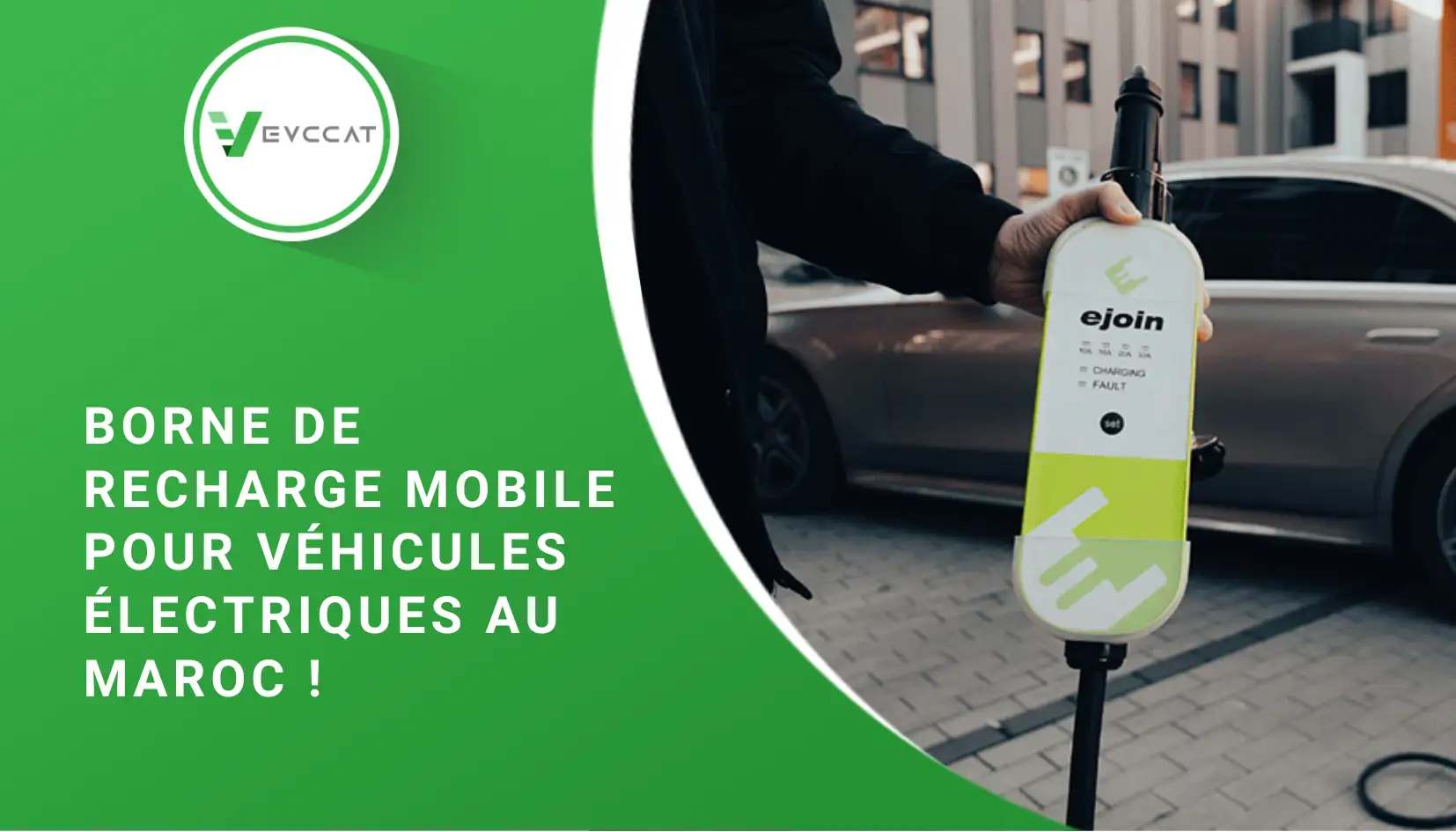 Borne de recharge mobile 22kW pour véhicules électriques au Maroc